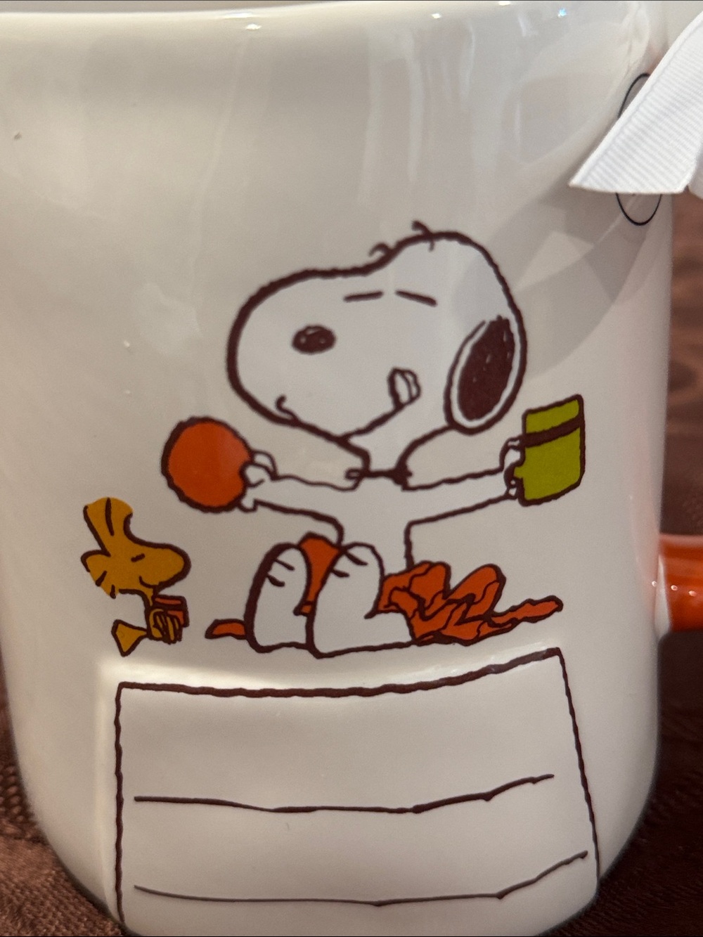 🏈🍂Peanuts X Rae Dunn ‘Only Here For The Tailgate’ Mug - Picture 5 of 9